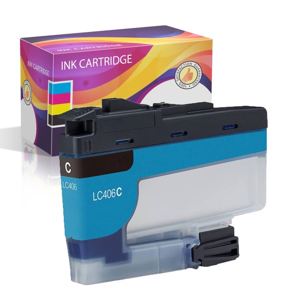 Compatible Brother LC406 Cyan Ink Cartridge