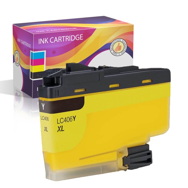 Compatible Brother LC406XL Yellow Ink Cartridge