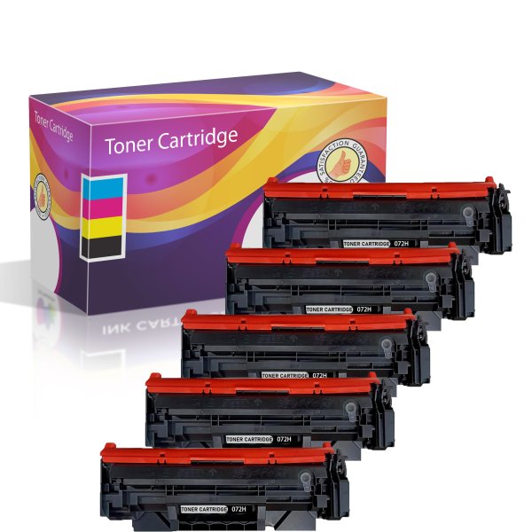 Replacement Canon 072H Toner Cartridges Pack of 5