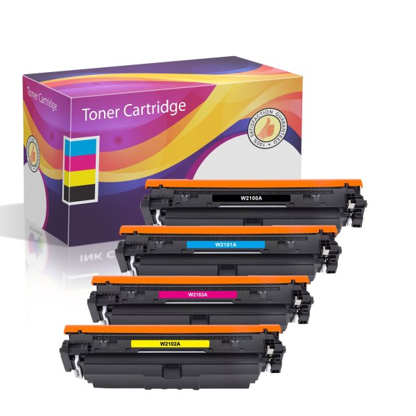 Compatible HP 210A Combo Pack – Black, Cyan, Magenta, Yellow Toner Cartridges