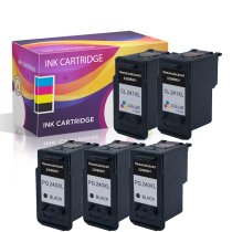 Remanufactured Canon 240XL & 241XL Cartridge Set 3 Black and 2 Color