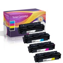 Compatible Canon 055H Black, Cyan, Magenta, and Yellow Toner Cartridges