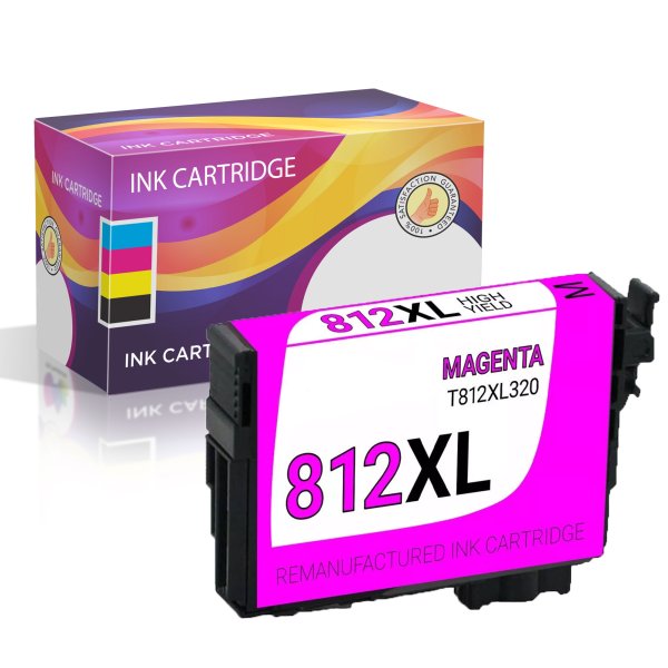 Epson 812XL Magenta Remanufactured Ink Cartridge