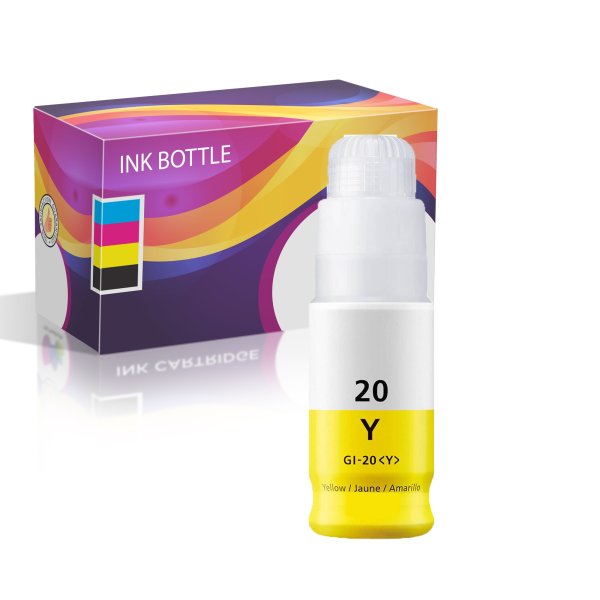 Canon GI-20 Yellow Compatible Ink Bottle