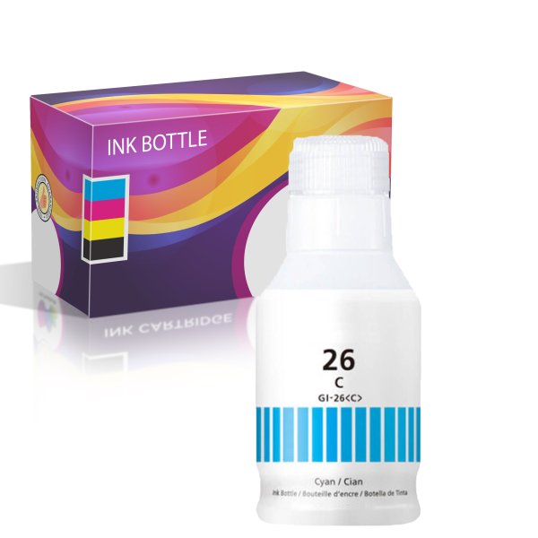 Canon GI-26 Cyan Compatible Ink Bottle