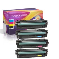 HP 655A Black, Cyan, Magenta & Yellow Compatible Toner Cartridges