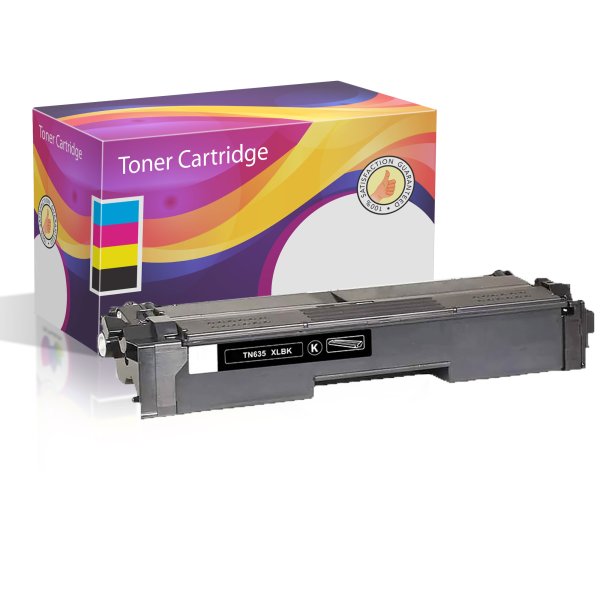 Compatible Brother TN635XL Black Toner Cartridge | High Yield