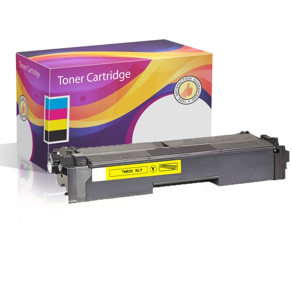 Compatible Brother TN635XL Yellow Toner Cartridge | High Yield