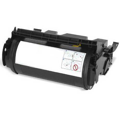 KLM Remanufactured Lexmark 12A7465 Black Toner Cartridge Extra High Yield
