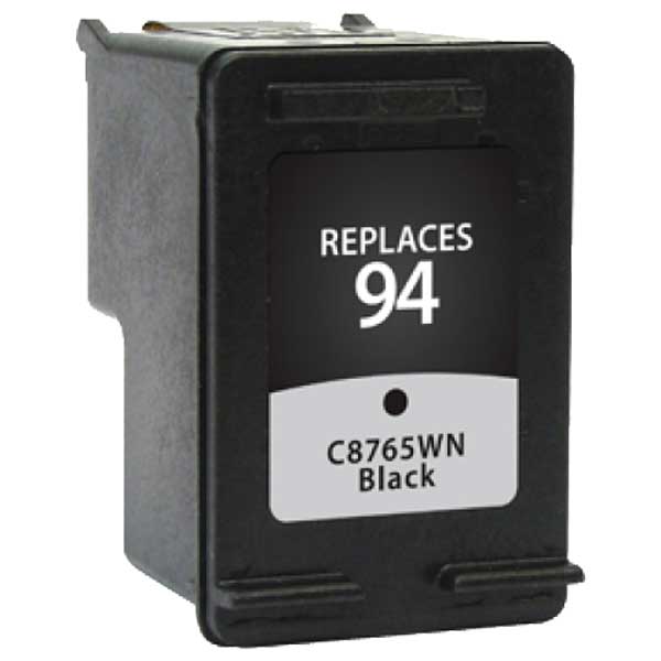 KLM Remanufactured HP 94 Black Ink Cartridge (C8765WN)