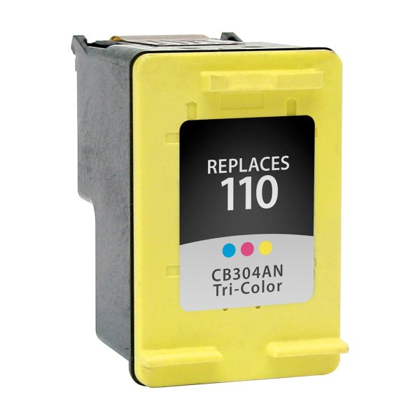 Remanufactured HP 110 Color Ink Cartridge (CB304AN)