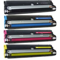 Compatible Set of 4 Konica Minolta 1710517-005, 1710517-006, 1710517-007, 1710517-008 Color Toner Cartridge