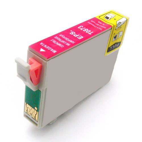 Remanufactured Epson T0873 Magenta Ink Cartridge (T087320)