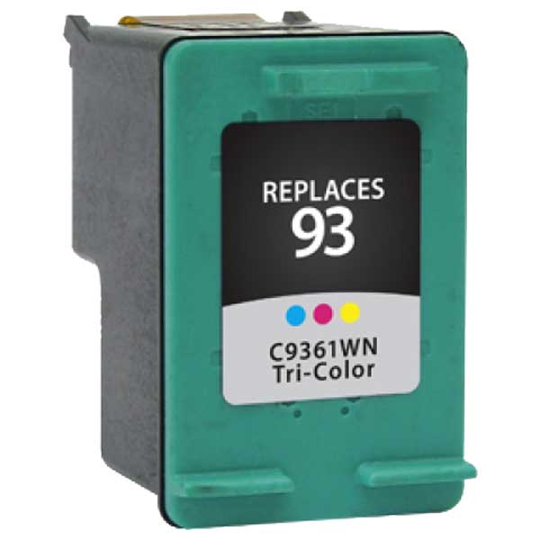 KLM Remanufactured HP 93 Tri-color Ink Cartridge (C9361WN)