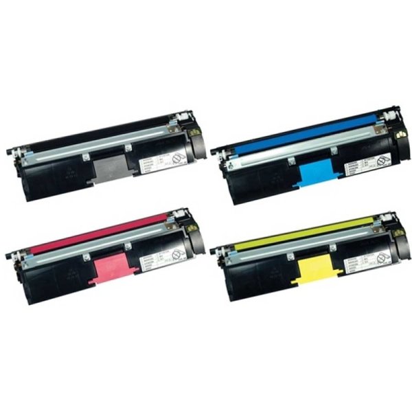 Compatible Set of 4 Konica Minolta 1710587-004, 1710587-005, 1710587-006, 1710587-007 Color Toner Cartridge