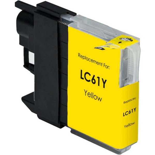 Compatible Brother LC61Y Yellow Ink Cartridge