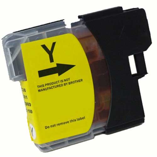 Compatible Brother LC65HYY Yellow Ink Cartridge