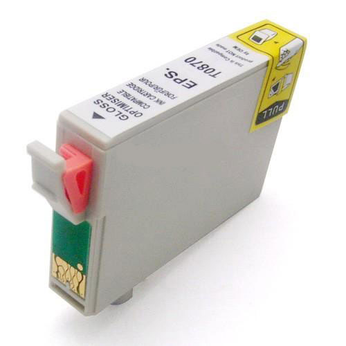 Remanufactured Epson T0870 Gloss Optimizer Ink Cartridge (T087020)